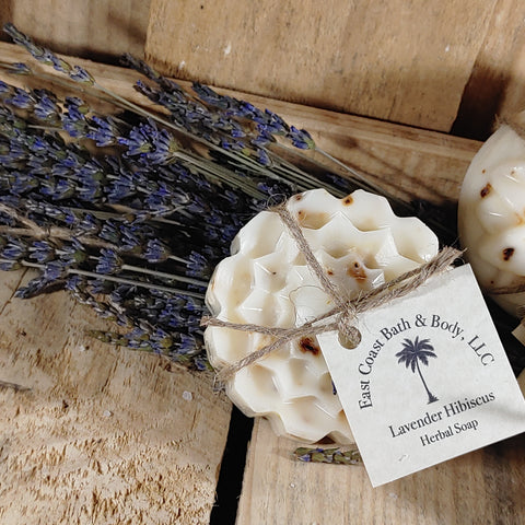 Lavender Hibiscus Herbal Soap