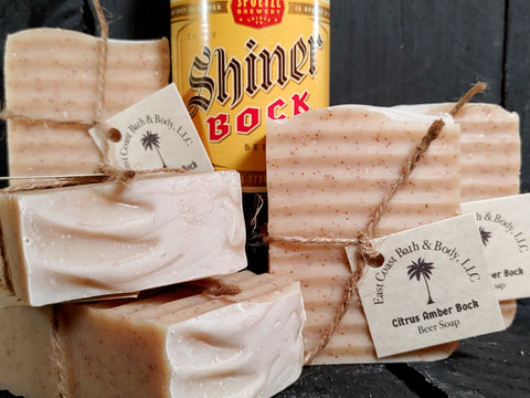 Citrus Amber Bock Beer Soap
