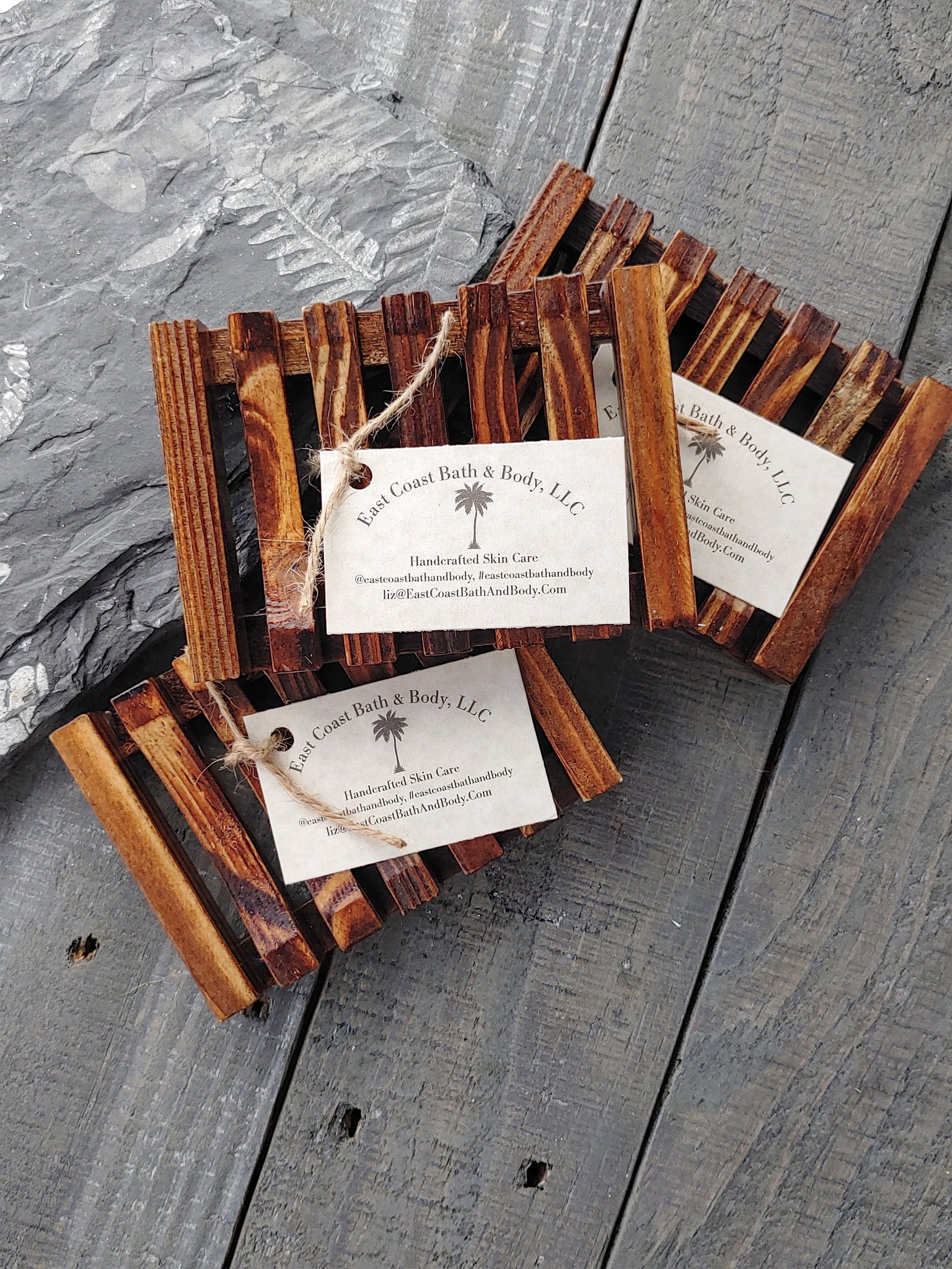 Rectangular Wooden Soap Trays